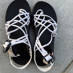 Chaco Black and White Women's Sandals